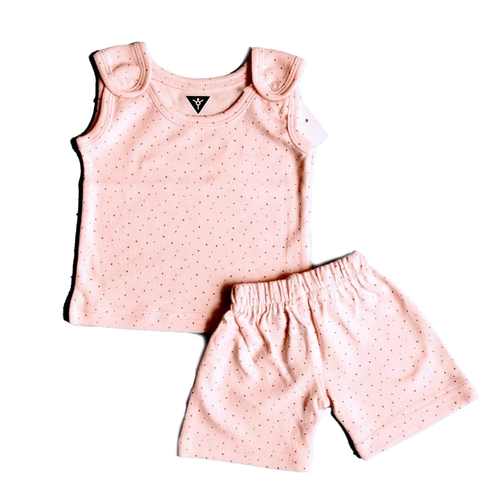 Pink dot Co-ord set - Pure Cotton-1